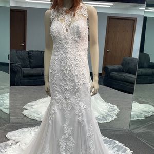 Maggie Sottero “Kendall Lynette” size 20 Antique Ivory